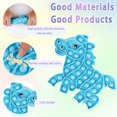 thumbnail image 4 of Pop Popper It Fidget Toys 6 Packs Animal Sensory Pops Its Set Push Bubble Popitsfidgets Poppet Popping Fidgetget Game Kids Gifts Silicone Stress Relief Autism Cute Dog Bear Shark Dulk Crocodile Horse, 4 of 6