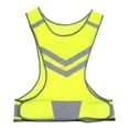 thumbnail image 1 of LUVCLS Chaleco reflectante de seguridad ajustable de alta visibilidad para deportes al aire libre Ciclismo N0, 1 of 7