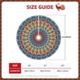 thumbnail image 2 of Sikiie Round Mandala Nativity Christmas Tree Skirt, Jesus Christian Winter Holiday Tree Mat Decoration(30-48IN), 2 of 6