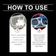 thumbnail image 5 of Homonth Car Headlight Cleaner Car Headlight Maintenance Stain Removal Brightening Polishing Headlight Cleaner, 5 of 5