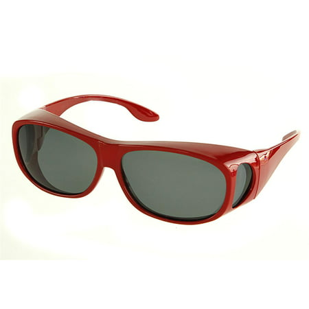 LensCovers Wear Over Polarized Sunglasses- Medium