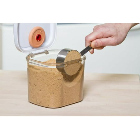 International DKS-200 Brown Sugar Keeper (set of 2), Keeper stores up to 2 pounds of brown sugar; measures 5.75 x 6 x 5.75 inches high By Prepworks from (Best Way To Store Brown Sugar)