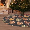 thumbnail image 6 of Lsque Heart Print Christmas Tree Skirt, Tree Skirt with Ties or Velcro, Perfect for Holiday Decorations, Halloween, and New Year-48", 6 of 7