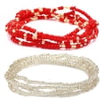 thumbnail image 1 of 2 Pcs Chaîne à Perles pour Femmes, Chaîne de Corps à Perles Mode, Chaîne de Ventre pour la Plage, 1 of 10