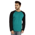 thumbnail image 1 of Inkmeso Men's Regular Fit Round Neck Shirt Solid Raglan Long Sleeve T-Shirts, 1 of 7