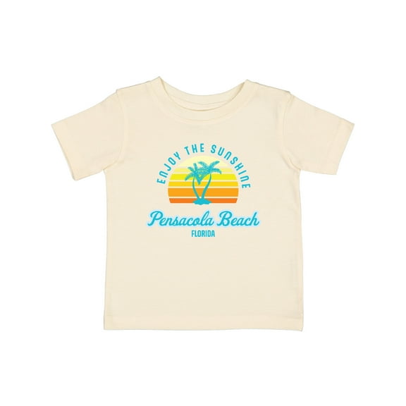 Inktastic Summer Enjoy the Sunshine Pensacola Beach Florida in Blue Boys or Girls Baby T-Shirt