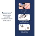 thumbnail image 3 of Beadalon Remembrance Stainless Steel Memory Wire, Heavy Duty Round, Bracelet, Large, Bright, 1 oz, Approx. 30 coils, 3 of 8