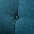 thumbnail image 4 of Christopher Knight Home Mid-Century Modern Accent Armchair, Hand-Tufted Back, Solid Wood Legs, Navy Blue, 4 of 13