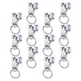 thumbnail image 2 of 12pcs Metal Curtain Track Rollers Smooth Sliding Pulley Runners For Various Curtain Types Track Pulley Window Pulleys Curtain Runners, 2 of 8