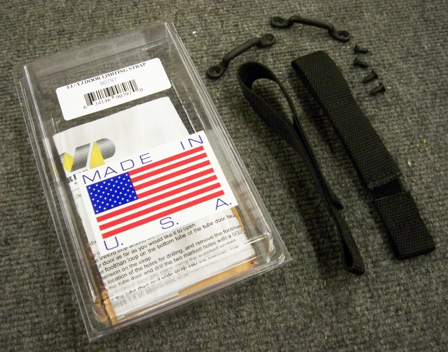 Products 90799 Rear Door Limiting Strap Kit For Jeep Jk 07 10