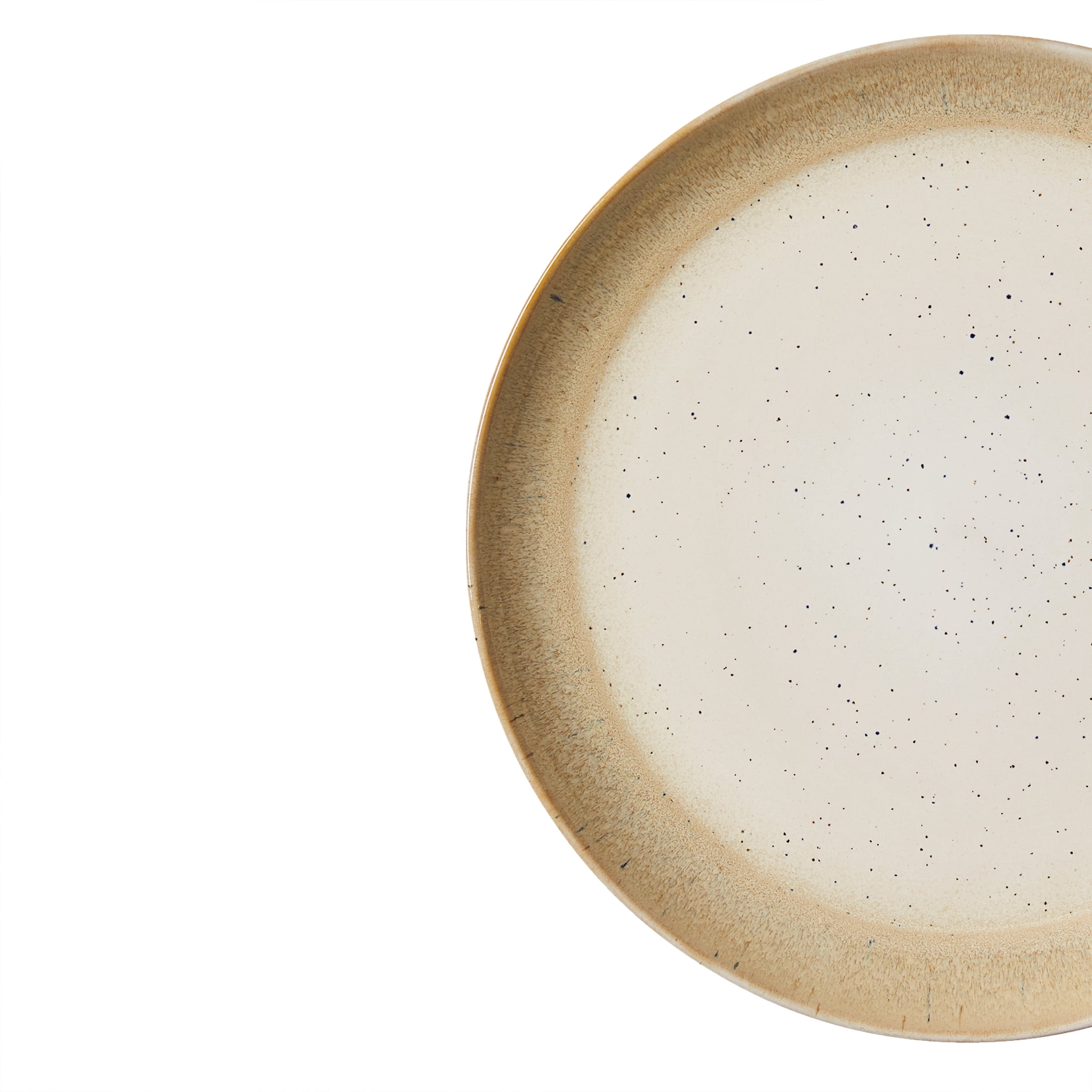 Better Homes & Gardens Sorrell Beige Reactive Stoneware Dinner Plate 10.5"D