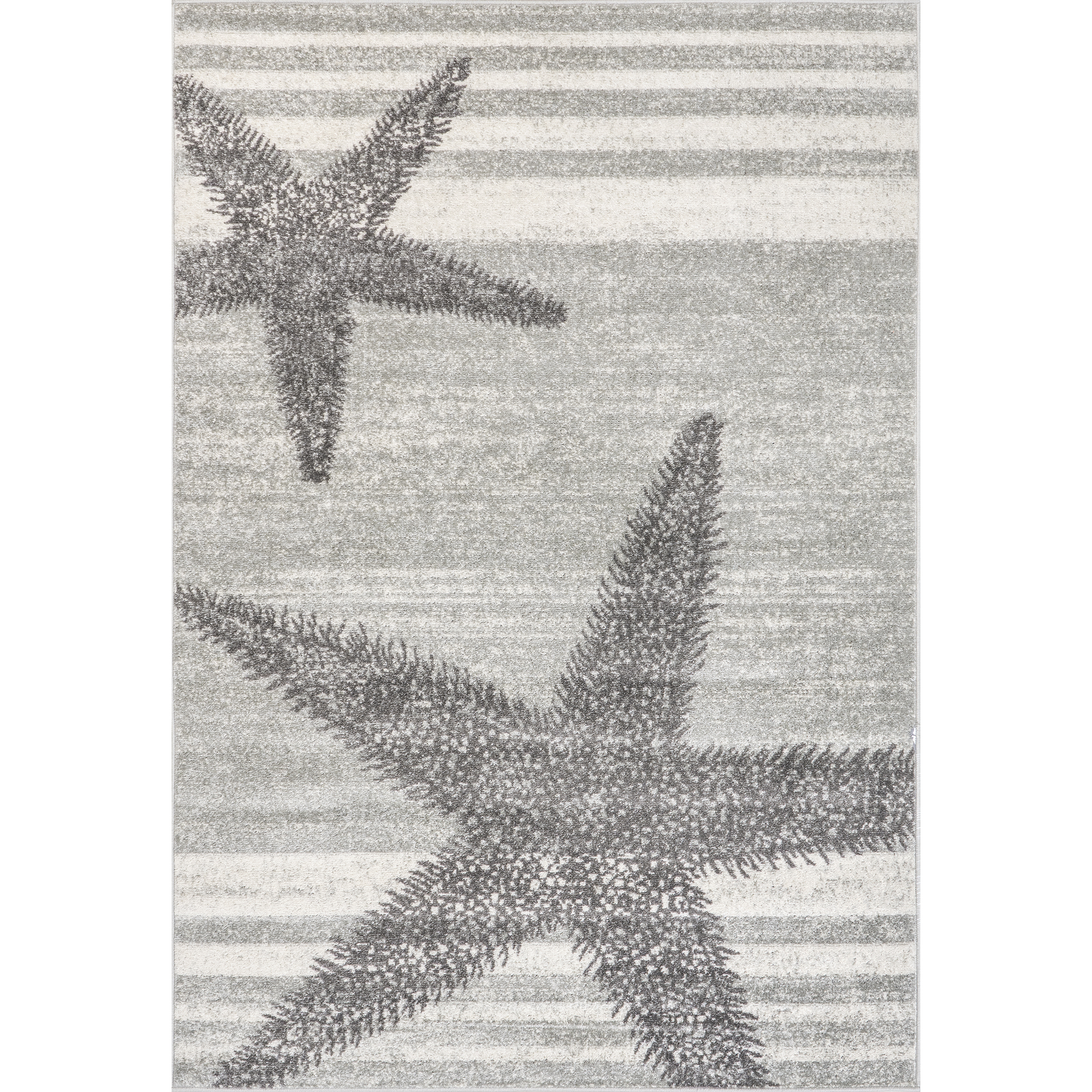 nuLOOM Thomas Paul Starfish and Striped Area Rug, 8' x 10', Light Gray