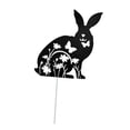 thumbnail image 3 of Rabbit Silhouette Lawn Stakes Party Supplies Simulation Decorative Ornaments Garden Statues for Landscape DIY Project Farm Outdoor, 3 of 8