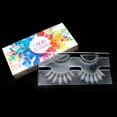 thumbnail image 3 of Jnismy Artificial Eyelashes Soft Comfortable to Wear Fiber Anime White False Eyelashes for Masquerade, 3 of 7