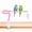 pink, variant on Bird Perch Stand Bird Training Portable Tabletop Platform Parrot Rainbow Desktop Interactive Stand Bird Indoor Toy Station Pole,blue