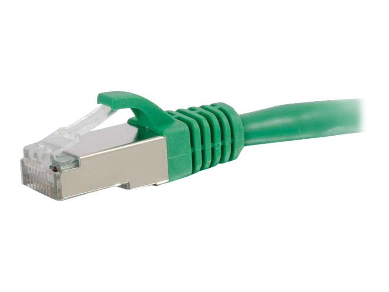 C2G 00839 C2G 25FT CAT6 SNAGLESS SHIELDED (STP) NETWORK PATCH CABLE - GREEN