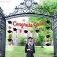 thumbnail image 6 of KatchOn, Glitter Red Congrats Grad Banner - 10 Feet, No DIY | Black and Red Graduation Banner with Cap Graduation Garland, Graduation Decorations 2026 | 2026 Graduation Party Decoration, 6 of 6