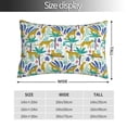 thumbnail image 2 of Pofeuu Summer Leopard Print Polyester Microfiber Plush Pillowcases, Super Soft and Cozy Pillow Case Covers with Envelop Closure（Pillow core not included）-14"x20", 2 of 6