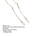 thumbnail image 5 of D-GROEE 5Pcs Gold Plated Eyeglass Chains Sunglass Retainer Strap Eyewear Retainer Eyeglass Strap Holder for Women, 5 of 8