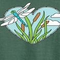 thumbnail image 3 of Instant Message - Spring - Dragonfly Stained Glass - Women's Lightweight French Terry Long Sleeve Shirt, 3 of 6