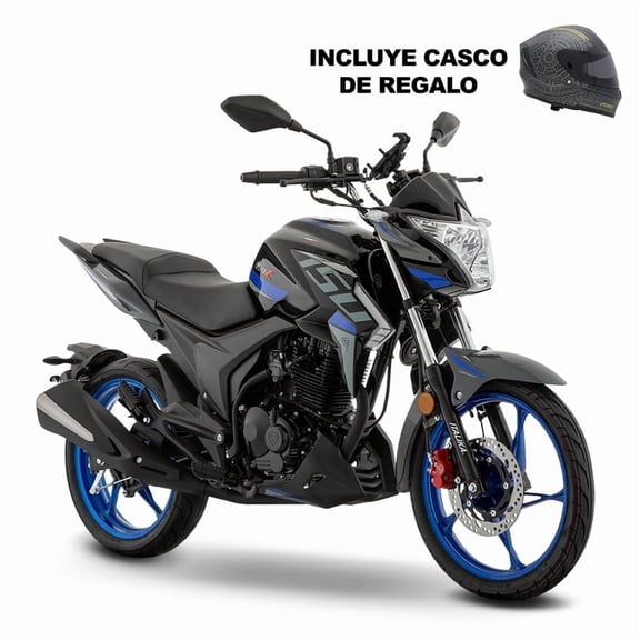 Motocicleta Italika 150Z NEGRO con GPS