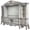 Vintage Bone White, variant on Bowery Hill Dresden Wooden Entertainment Center in Gold Patina Finish