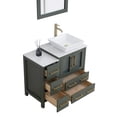 thumbnail image 5 of Vanity Art 36" Single Sink Freestanding Bathroom Vanity Set with Engineered Marble Top and Mirror, 5 of 8