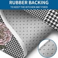 thumbnail image 4 of Pioneer Flower Floral Print Pattern Bathroom Rugs Sets 3 Piece,Toilet Cover Set,Absorbent Non Slip Bathroom Mats Sets with U-Shaped Contour Rug Toilet Rug Set, 4 of 5