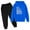 bleu, variante sur WEAIXIMIUNG Ensemble de Survêtement pour Garçon Jeunesse Nouveau Chandail à Capuchon Chandail à Capuchon Imprimé de Lettres de Football Pantalon Ensemble Décontracté pour Enfants Deux Pièces Tendance de Mode Fans de Football Survêtements Sportifs Athlétiques