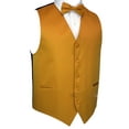 thumbnail image 4 of Neil Allyn 7-Piece Formal Tuxedo with Flat Front Pants, Shirt, Honey Gold Vest, Bow-Tie & Cuff Links. Prom, Wedding, Cruise, 4 of 5