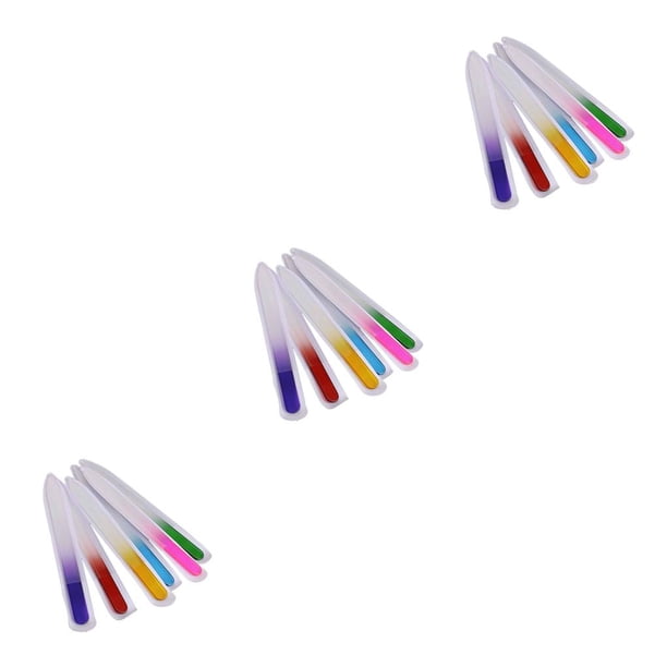 Soidarity 6PCS/Set Nail File Frosted Surface Lightweight Reusable DIY Wear-resistant Manicure Sturdy Art Glass Nail Tools Handicrafts Type1 NO1 Soidarity CBP022520