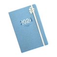 thumbnail image 3 of Cuaderno Planificador 2024, Cuaderno con Lista de Tareas Pendientes, Organizador de Gestión Del Tiempo, Cubierta de PU, Planificador Mensual, 156 Hoja , azul, 3 of 8