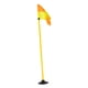 thumbnail image 2 of Bandera de esquina para campo de fútbol, ​​poste de advertencia, multifunción, ajustable, portátil, de 1,5 m, para entrenamiento de agilidad de fútbol, 2 of 8