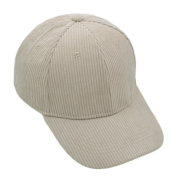 Lroxiy Corduroy Hats for Men & Women - Solid Color Winter Baseball Cap (Warm, Casual, Streetwear, Unisex)