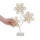 thumbnail image 5 of unbranded Estatua Decorativa De Flor Calada En Metal Dorado Para Y Estantería De Y Oficina, 5 of 8