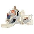 thumbnail image 2 of CIPACHO Bus Themed Slide Toys for Toddler Indoor Outdoor, Playsets Playground Sets for Backyards, Gray, 2 of 11