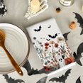 thumbnail image 5 of Sm:)e Ghost Pumpkins Bats Floral Spooky Halloween Kitchen Towels Dish Towels, 18x26 Inch Jack-O'-Lantern Decoration Hand Towels Set of 2, 5 of 6