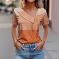 thumbnail image 5 of Tops de Algodón para Mujeres Cuello en V Casual de Manga Corta, Imitación Algodón Primavera Y Blusa de Verano, 5 of 5