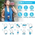 thumbnail image 2 of Serviette Rafraîchissante, Serviettes de Sport en Microfibre Rafraîchissantes pour le Cou et le Visage, Serviette Super Absorbante pour le Camping, la Randonnée, le Gym, le Entraînement Physique, le Yoga, l'Entraînement, 2 of 6