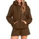 thumbnail image 1 of Sudadera Conjunto de chándal de 2 piezas para mujer, traje de chándal cómodo y holgado a la moda Kuymtek Café T M para Mujer, 1 of 7