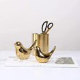 thumbnail image 2 of Small Golden Ceramics Animal Statues Home Decor Modern Style Ornaments, 2 of 5
