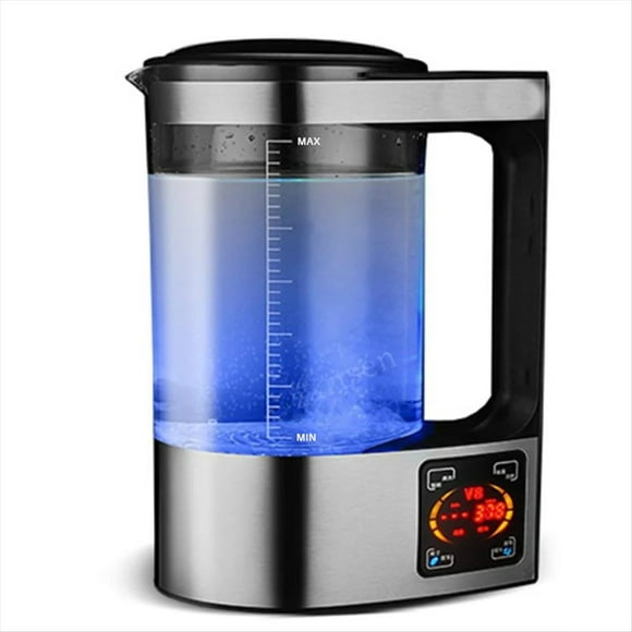2L Rich Hydrogen Water Bottle Alkaline Water Ionizer Machine Water Filter Drink Hydrogen Water Generator US Plug,1 * Hydrogen Water Bottle