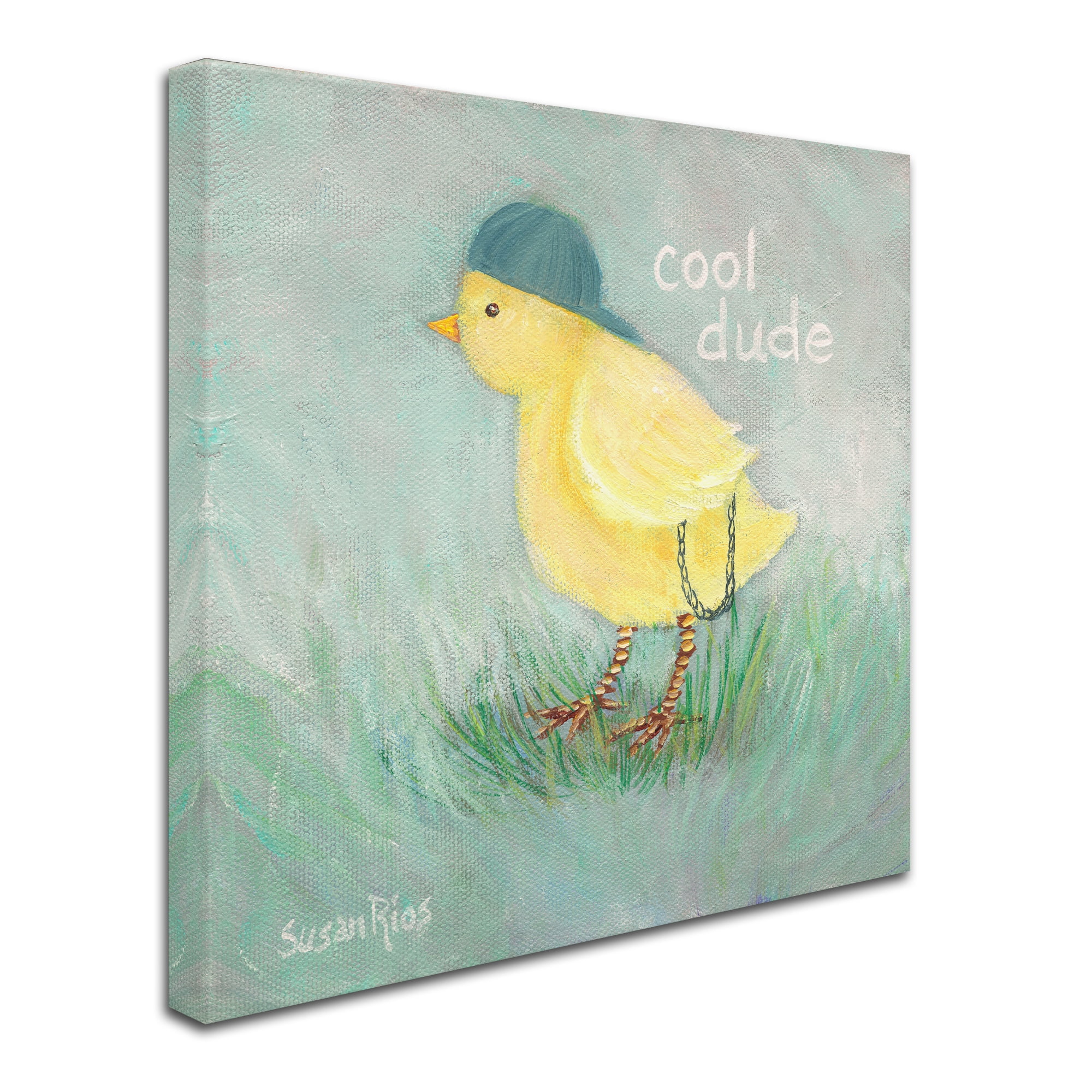 Trademark Fine Art 'Cool Dude' Canvas Art by Susan Rios