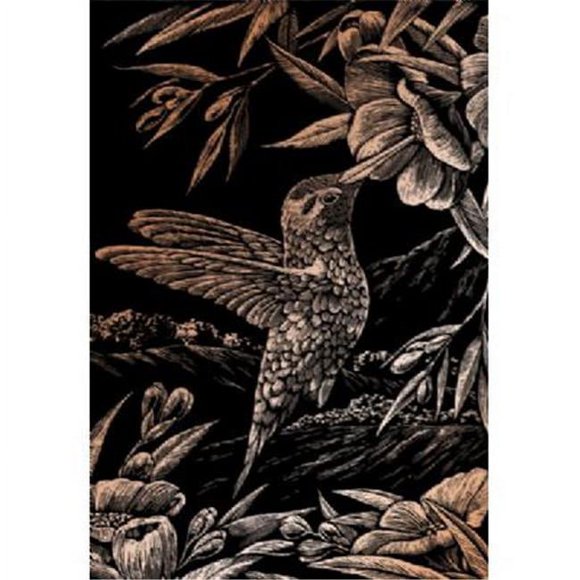 Royal & Langnickel COPF17 Engraving Art Set Copper Foil Hummingbird
