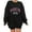 Black, variant on Womens Casual Crew Neck Y 2 K Hoodless Pullover Loose Letter Printed Long Sleeve Sweatshirt Top Blouse N Zip Full Zipper Women Blouses Lined Hoodies for Women Dz Sweatshirt Athletic Wear Jackets Large