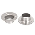 thumbnail image 1 of Unique Bargains 2pcs Wardrobe Hanging Rail Rod End Support Bracket Socket for 25mm Dia Tube, 1 of 1