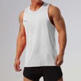 thumbnail image 2 of Afdoent Men's Tank Top Male Summer Outdoor Sports Fitness Running Breathable Loose Sleeveless Crew Neck Vest Comfortable, 2 of 4