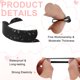 thumbnail image 3 of Uxcell 100 Pcs Bandas de Goma de Silicona, 0.59"/0.67" Pequeñas Bandas de Goma Anchas Anillos Fuertes Envolturas Elásticas Correas Antideslizantes para Envolver Cables, Cartera, Efectivo, Negro, 3 of 6