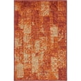 thumbnail image 1 of Unique Loom Automne Rustique Zone Tapis 2' x 3' Rectangulaire en Terre Cuite / Burgundy, 1 of 5