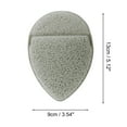 thumbnail image 3 of Unique Bargains 1 Pc Reusable Sponge Face Scrubber for Removing Makeup 5.12"x3.54"x0.71" Gray, 3 of 6